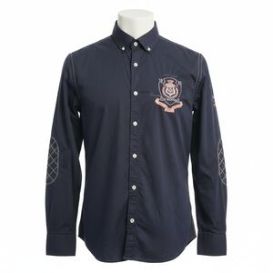 Pierre Cardin Sport Saint Tropez Shirt Elbow Patch Medium Old Money Euro Summer